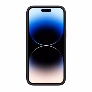 Tel Protect Magnetic Carbon Case for Iphone 12/12 Pro Black-orange