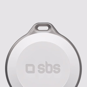 SBS Track My Circle Waterproof IP65 Locator Compatible with Apple Find My - White