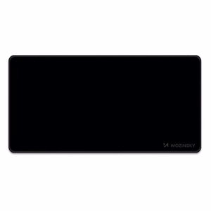 Wozinsky WPD-B1000 žaidimų stalo kilimėlis XXL 1000x500mm, atsparus vandeniui - juodas