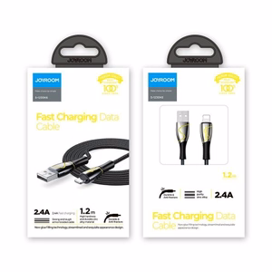 USB kabelis Lightning Joyroom S-1230K6 2.4A 1.2m (juodas)