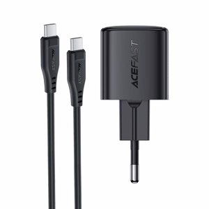 Charger Acefast A118 30W GaN USB-C + USB-C to USB-C cable 1.2m black