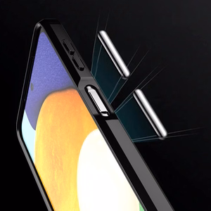 Carbon Case гибкий TPU чехол для Samsung Galaxy A22 4G чёрный