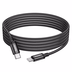 Кабель USB C to USB C Hoco 3A 60W 3 m X91 черный