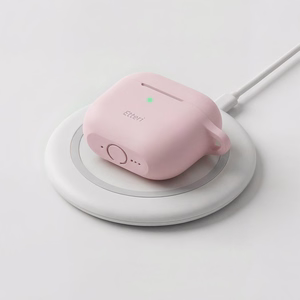 Etteri silicone case for AirPods 4 light pink