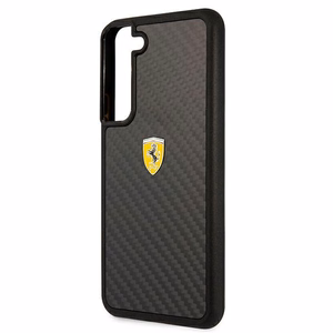 Ferrari FEHCS22MFCAK S22+ S906 juoda/juoda kietas dėklas On Track Real Carbon