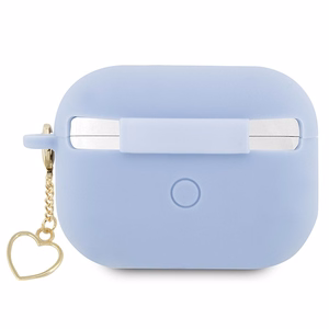 Guess GUAP2LSCHSB ausinių dėklas (m) - mėlynas Silicone Charm Heart Collection