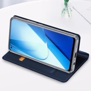 Dux Ducis Skin Pro dėklas Realme 11 Flip kortelių dėklas su stovu - juodas