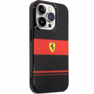 Ferrari FEHMP14LUCOK iPhone 14 Pro 6.1" juodas/juodas kietas dėklas IMD Combi Magsafe