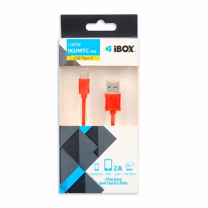 iBox Кабель USB 2.0 Type-C 2A 1 м красный