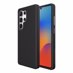 Dėklas Perfectionists Triangle Case Samsung S908 S22 Ultra 5G juodas