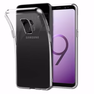 Ultra Slim 0,5 mm galinis dėklas Samsung S9, skaidrus
