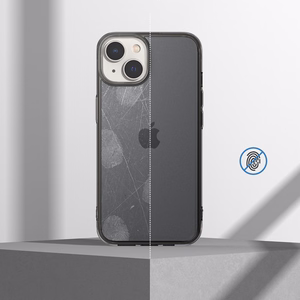 Ringke Fusion Matte dėklas iPhone 14 Plus su geliniu rėmeliu – pilkas