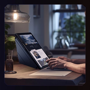 Чехол Nillkin Bumper Leather Case Pro для Samsung Galaxy Tab S9+ - черный