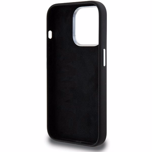 BMW parašo skystas silikonas Magnetinis dėklas telefonui iPhone 15 Pro Max - juodas