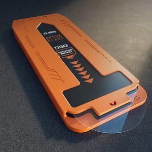 SBS Apsauginis stiklas su D3O tehnologija rinkinys su aplikatoriumi skirtas iPhone 17 Air - skaidrus