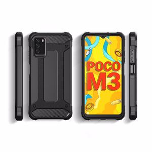 Hybrid Armor Case tvirtas apsauginis dėklas Xiaomi Redmi Note 10 5G / Poco M3 Pro auksinis