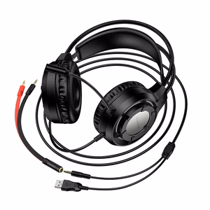 Borofone Headphones BO112 Wave gaming with microphone black