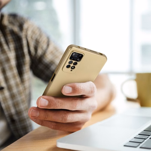 METALLIC dėklas telefonui HONOR 90 Pro 5G auksinis