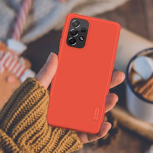 Nillkin Super Frosted Shield Pro прочный чехол для Samsung Galaxy A73 зелёный
