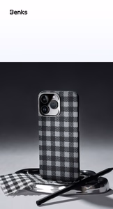 Benks Magnetinis Armor Vichy Kevlar Dėklas telefonui (RF65) iPhone 16 Pro raudonas
