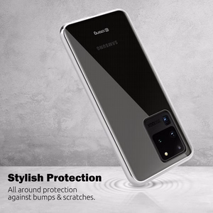 Crong Crystal Slim dėklas, skirtas Samsung Galaxy S20 Ultra, skaidrus