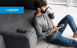 Išorinė baterija POWER BANK VEGER (L20S) 20000mAh (2xUSB; 1xType-C; QC3.0 20W) juoda