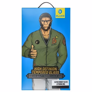 5D Mr. Monkey Glass - Apple iPhone 14 Pro Max чёрный (Anti-Static Strong HD)