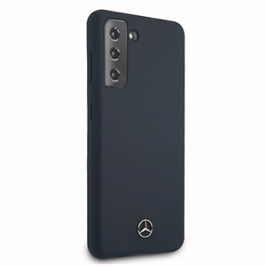Dėklas telefonui Mercedes Silikoninis Line dėklas Samsung Galaxy S21+ mėlynas