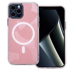 Flash Mag dėklas for iPhone 12 / 12 Pro 6,1" rožinis