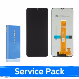 LCD дисплей для Samsung A047 A04s / A136 A13 / M136 M13 чёрный (Service Pack / Aftermarket, NF версия)