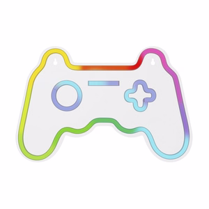 Neoninė LED RGB dekoracija GAMEPAD FLRNE04 + nuotolinio valdymo pultas Forever Light
