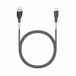 Кабель USB A to USB C Forcell F-Energy QC4.0 5A 60W Carbon 1 m CB-02A чёрный