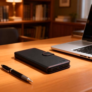 Tech-Protect Wallet чехол для Samsung Galaxy S26 Ultra чёрный красный