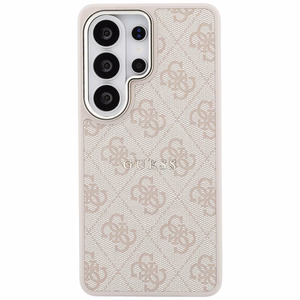 Guess чехол 4G Embossed Ring MagSafe Samsung Galaxy S26 Ultra розовый