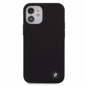 BMW silikoninis dėklas telefonui iPhone 12 mini - Juodas