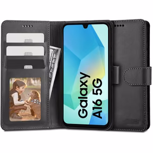 Tech-Protect Wallet Чехол для Samsung Galaxy A16 4G / 5G - чёрный