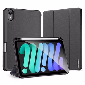 DUX DUCIS чехол DOMO складной с отделением для стилуса для iPad mini 7/6 чёрный