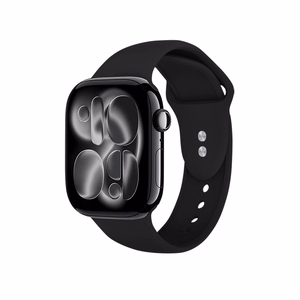 Ремешок Crong Liquid для Apple Watch 38 / 40 / 41 / 42 mm, чёрный