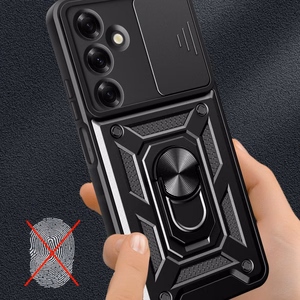 Tech-Protect Camshield Pro dėklas Samsung Galaxy M35 5G - juodas