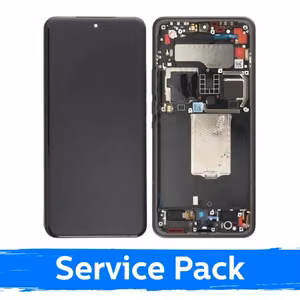 Ekranas skirtas Xiaomi 15 Ultra su rėmeliu / Black / (Service Pack)