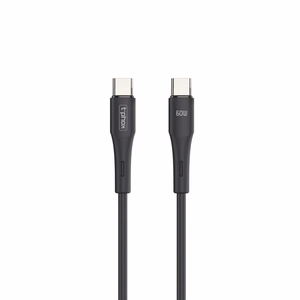 T-PHOX КАБЕЛЬ GENTLE USB-C/USB-C 60W ЧЕРНЫЙ