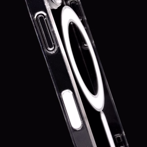 Anti Shock 1,5 mm Mag dėklas iPhone 16 Pro Max 6,9" skaidrus, didelė kameros anga
