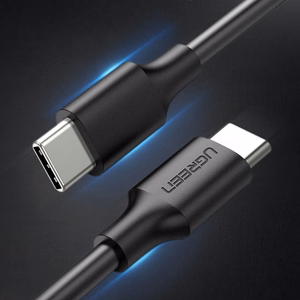 Ugreen US286 USB-C - USB-C 3A 480Mb/s laidas 3m juodas