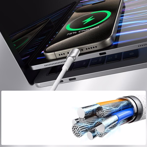 Кабель USB Joyroom S-A51 USB-C на USB-C 60W 1,2 м серый