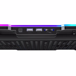 Wozinsky WDCX-A26 NitroCool RGB игровой коврик охлаждения для ноутбука черный