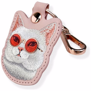 Nimmy Glasses Cool Cat sekimo dėklas - rožinė
