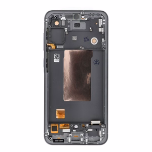REWA OLED LCD ekranas su rėmeliu, skirtas SAMSUNG A56 5G, juodas