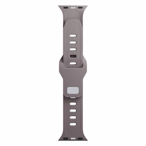 38/40/41/42 mm Taupe (small) - 3mk Silicone Watch Strap for Apple