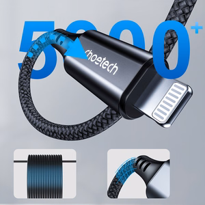 Audio kabelis Choetech AUX009 Lightning to 3,5mm juodas