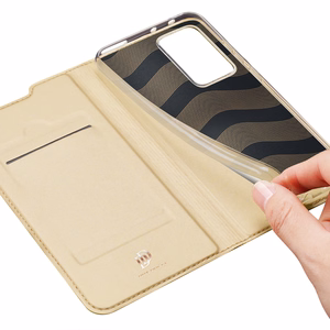 Dux Ducis Skin Pro dėklas telefonui dėklas su atvartu Xiaomi 12 Pro auksinė